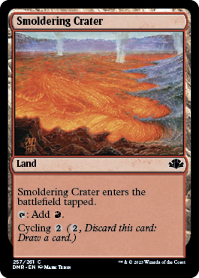 Smoldering Crater [Dominaria Remastered] | Magic Magpie