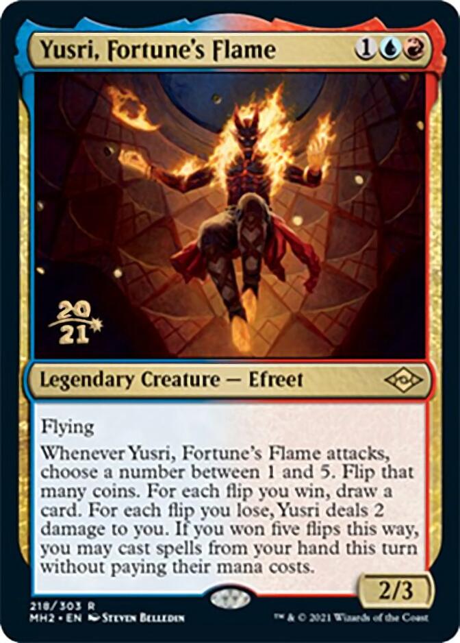 Yusri, Fortune's Flame [Modern Horizons 2 Prerelease Promos] | Magic Magpie