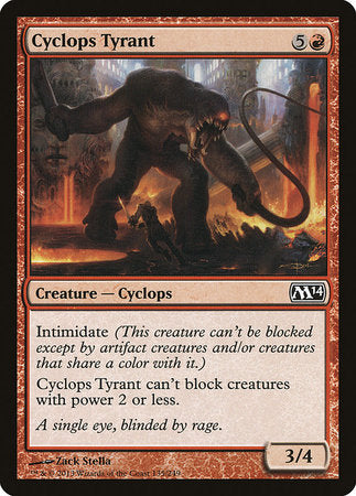 Cyclops Tyrant [Magic 2014] | Magic Magpie