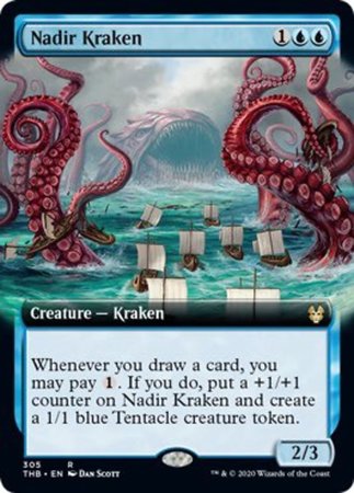 Nadir Kraken (Extended Art) [Theros Beyond Death] | Magic Magpie