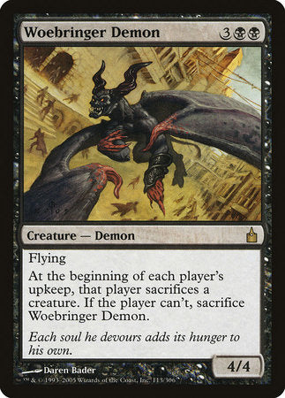 Woebringer Demon [Ravnica: City of Guilds] | Magic Magpie