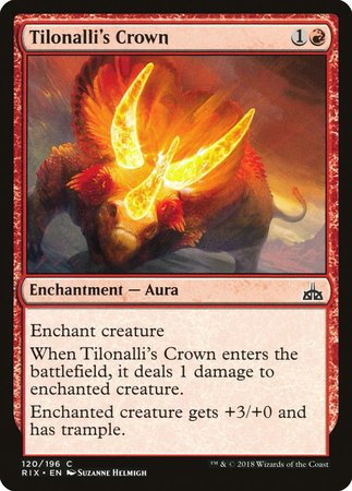 Tilonalli's Crown [Rivals of Ixalan] | Magic Magpie