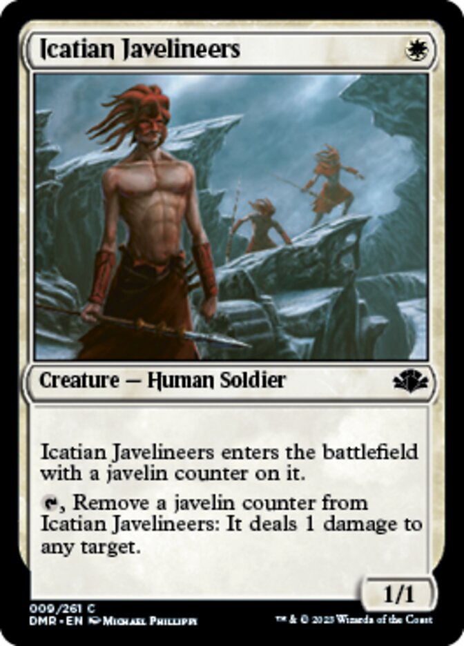 Icatian Javelineers [Dominaria Remastered] | Magic Magpie