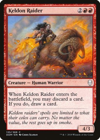 Keldon Raider [Dominaria] | Magic Magpie