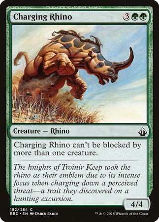 Charging Rhino [Battlebond] | Magic Magpie