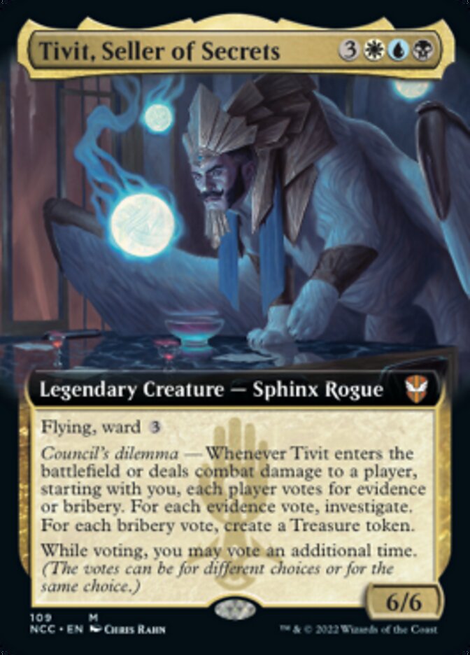 Tivit, Seller of Secrets (Extended Art) [Streets of New Capenna Commander] | Magic Magpie