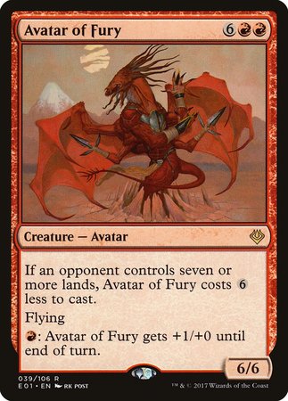 Avatar of Fury [Archenemy: Nicol Bolas] | Magic Magpie