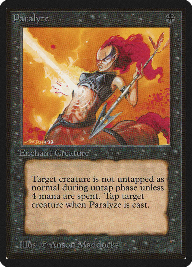 Paralyze [Limited Edition Beta] | Magic Magpie