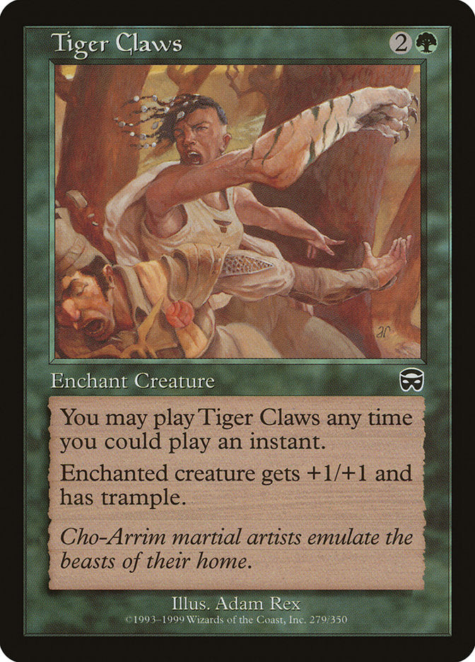 Tiger Claws [Mercadian Masques] | Magic Magpie