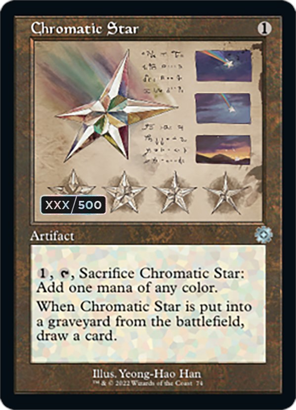 Chromatic Star (Retro Schematic) (Serial Numbered) [The Brothers' War Retro Artifacts] | Magic Magpie