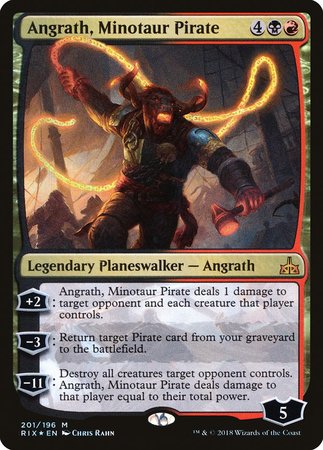 Angrath, Minotaur Pirate [Rivals of Ixalan] | Magic Magpie