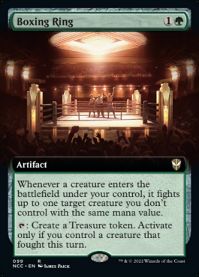 Boxing Ring (Extended Art) [Streets of New Capenna Commander] | Magic Magpie