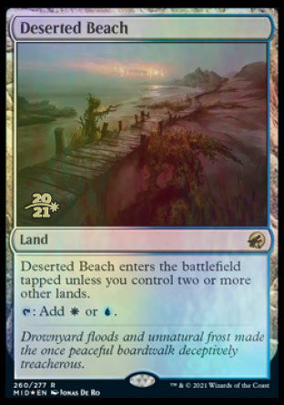 Deserted Beach [Innistrad: Midnight Hunt Prerelease Promos] | Magic Magpie