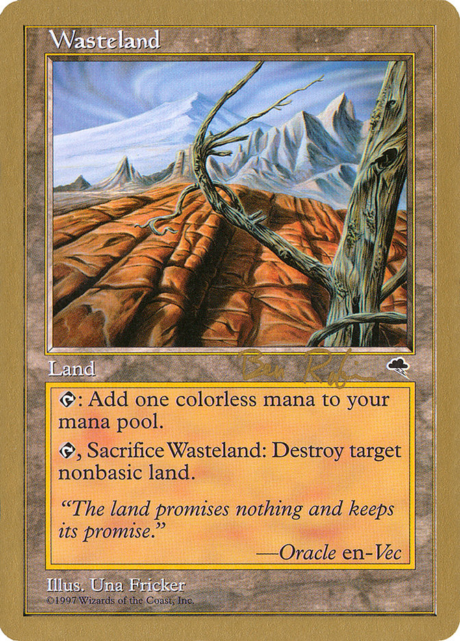 Wasteland (Ben Rubin) [World Championship Decks 1998] | Magic Magpie