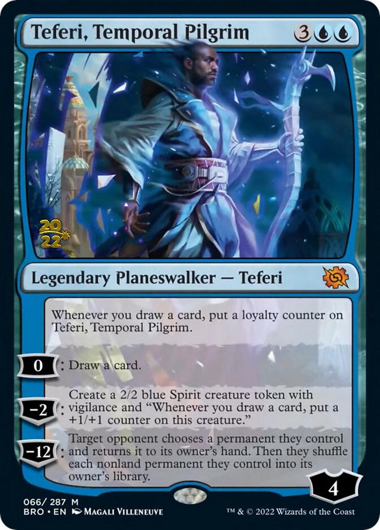 Teferi, Temporal Pilgrim [The Brothers' War: Prerelease Promos] | Magic Magpie