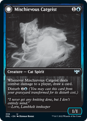 Mischievous Catgeist // Catlike Curiosity [Innistrad: Double Feature] | Magic Magpie