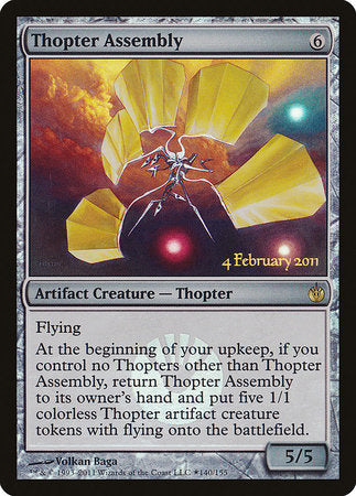 Thopter Assembly [Mirrodin Besieged Promos] | Magic Magpie