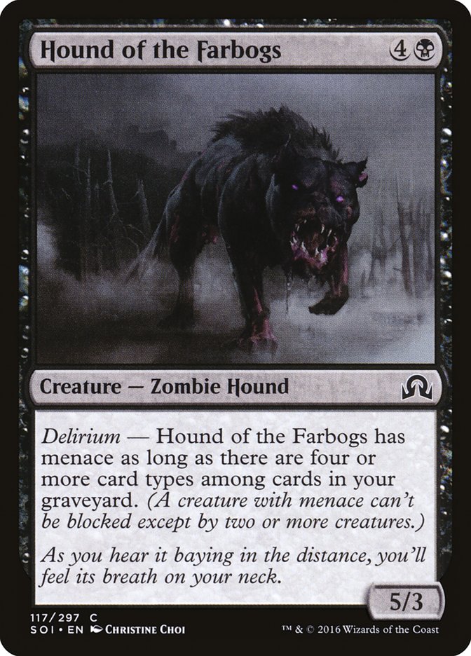 Hound of the Farbogs [Shadows over Innistrad] | Magic Magpie