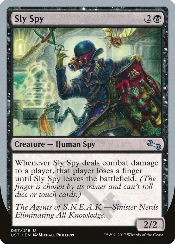 Sly Spy ("Sinister Nerds Eliminating All Knowledge") [Unstable] | Magic Magpie