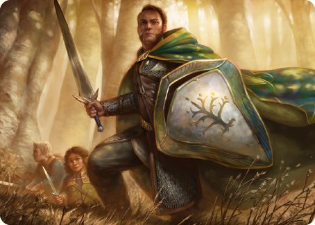 Boromir, Warden of the Tower Art Card [The Lord of the Rings: Tales of Middle-earth Art Series] | Magic Magpie