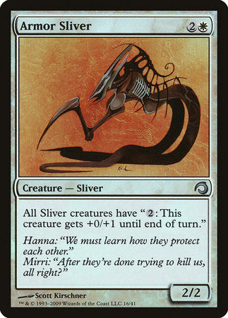 Armor Sliver [Premium Deck Series: Slivers] | Magic Magpie