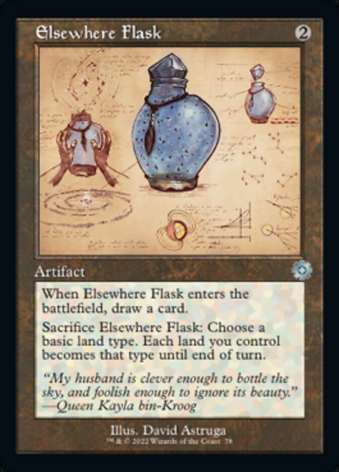 Elsewhere Flask (Retro Schematic) [The Brothers' War Retro Artifacts] | Magic Magpie