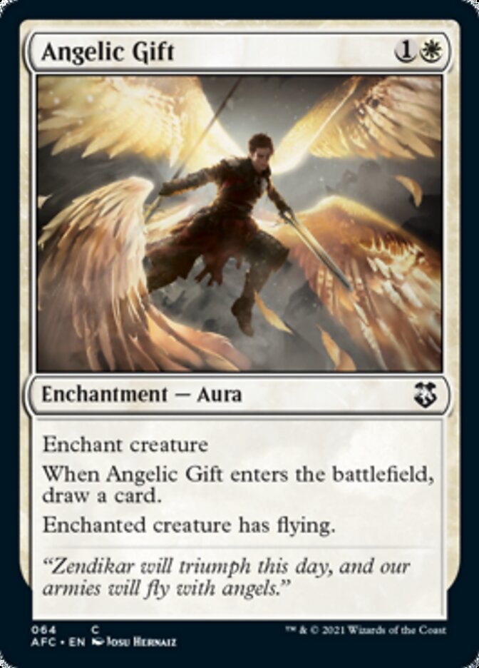 Angelic Gift [Dungeons & Dragons: Adventures in the Forgotten Realms Commander] | Magic Magpie