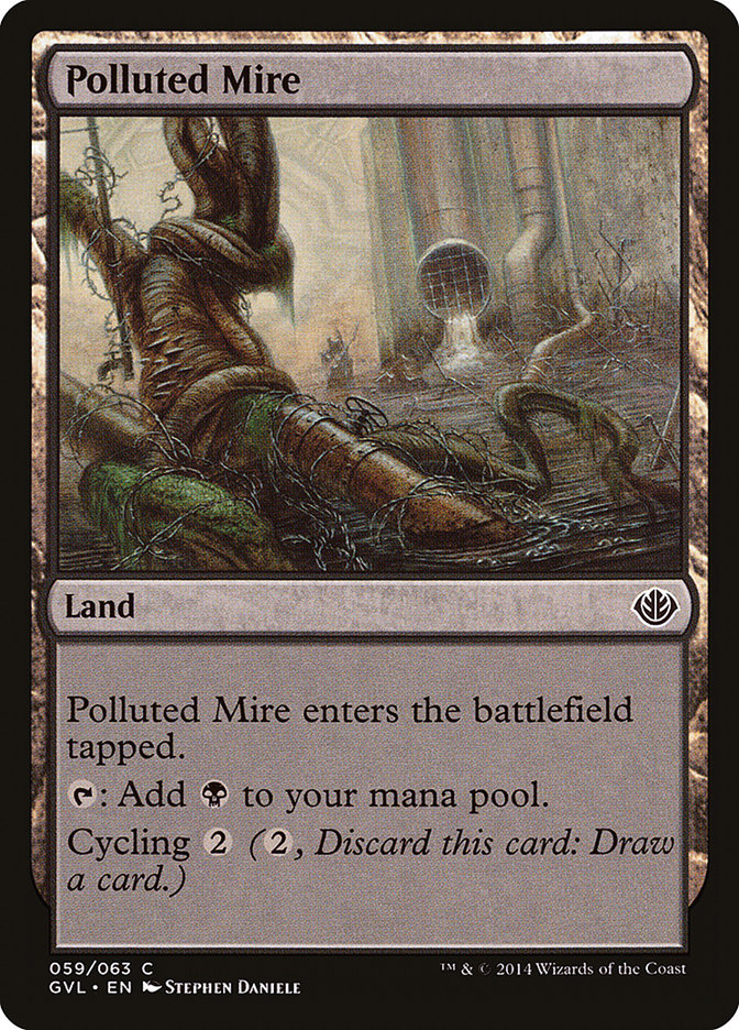 Polluted Mire (Garruk vs. Liliana) [Duel Decks Anthology] | Magic Magpie