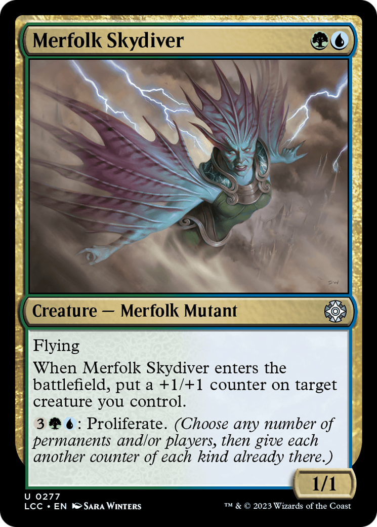 Merfolk Skydiver [The Lost Caverns of Ixalan Commander] | Magic Magpie