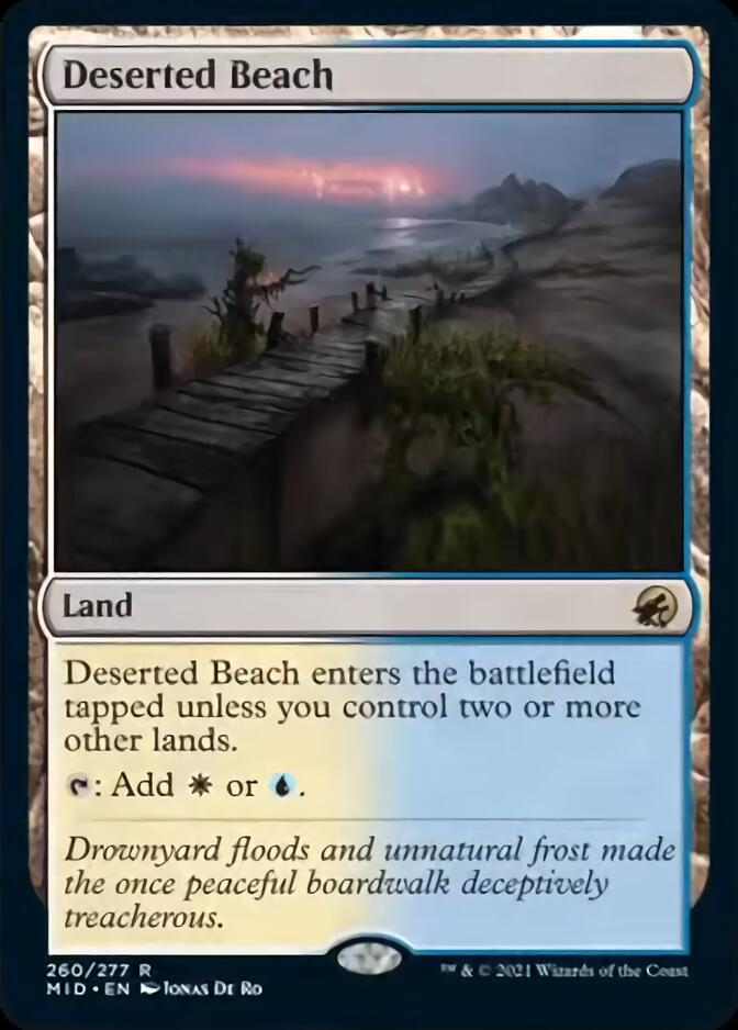 Deserted Beach [Innistrad: Midnight Hunt] | Magic Magpie