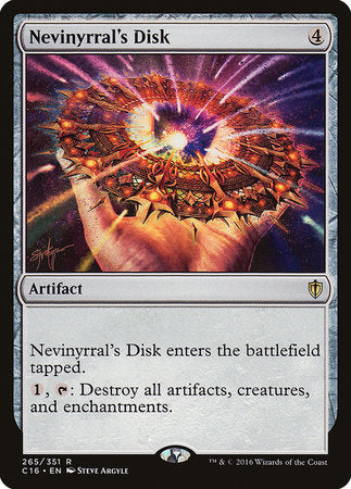 Nevinyrral's Disk [Commander 2016] | Magic Magpie