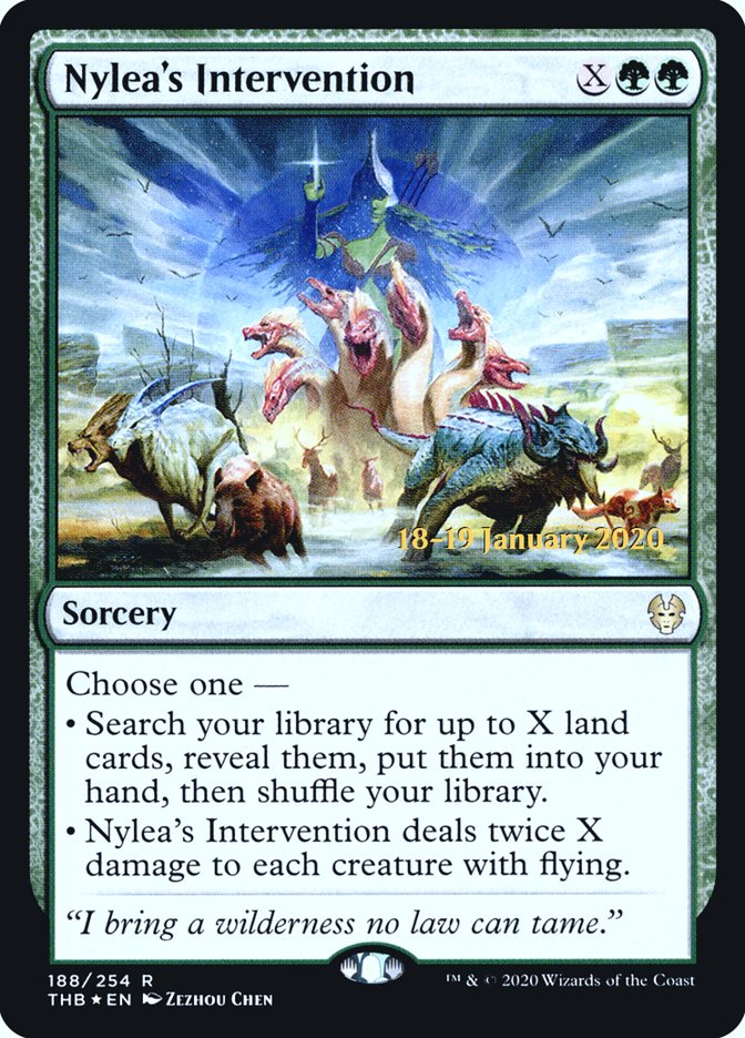 Nylea's Intervention [Theros Beyond Death Prerelease Promos] | Magic Magpie