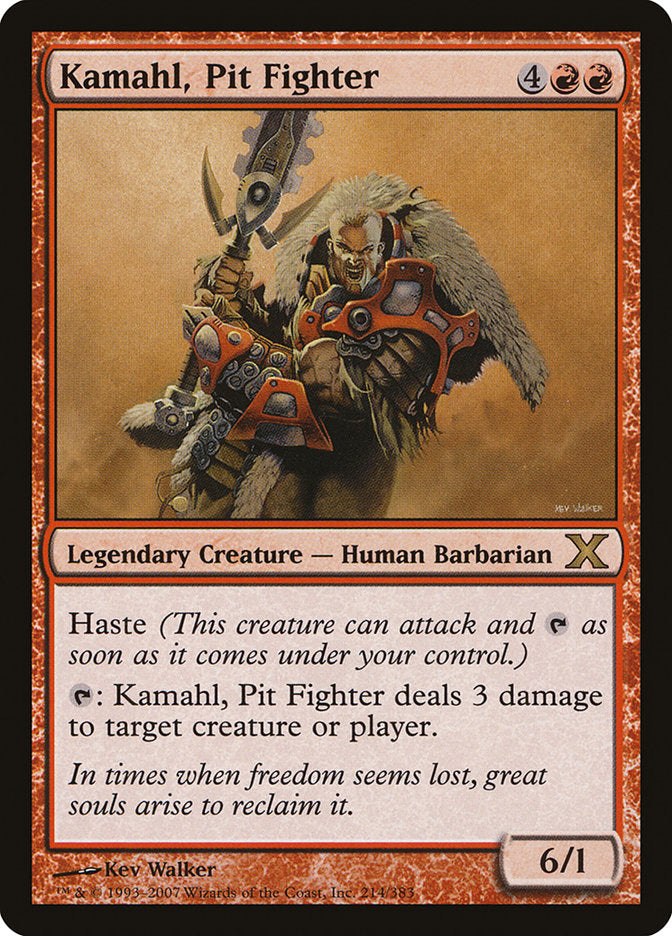 Kamahl, Pit Fighter [Tenth Edition] | Magic Magpie