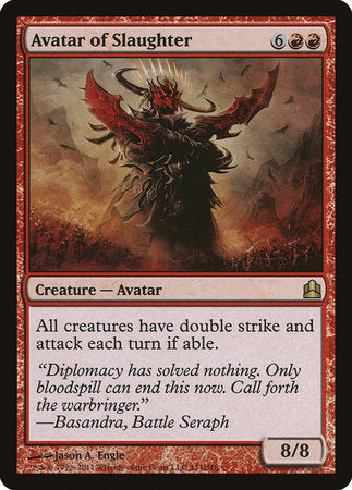 Avatar of Slaughter [Commander 2011] | Magic Magpie