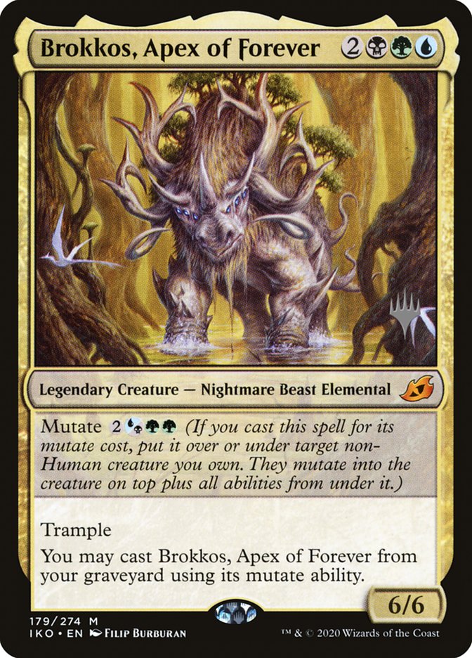 Brokkos, Apex of Forever (Promo Pack) [Ikoria: Lair of Behemoths Promos] | Magic Magpie