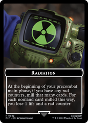 Radiation // Soldier (0010) Double-Sided Token [Fallout Tokens] | Magic Magpie