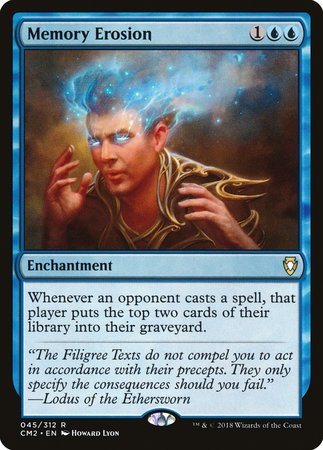 Memory Erosion [Commander Anthology Volume II] | Magic Magpie