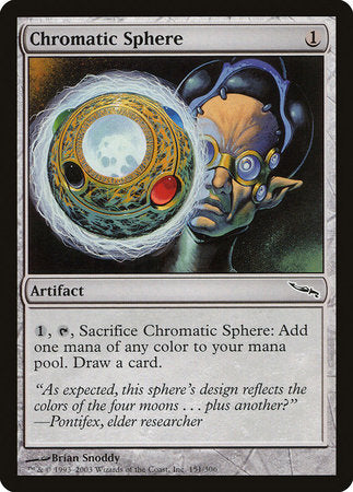 Chromatic Sphere [Mirrodin] | Magic Magpie