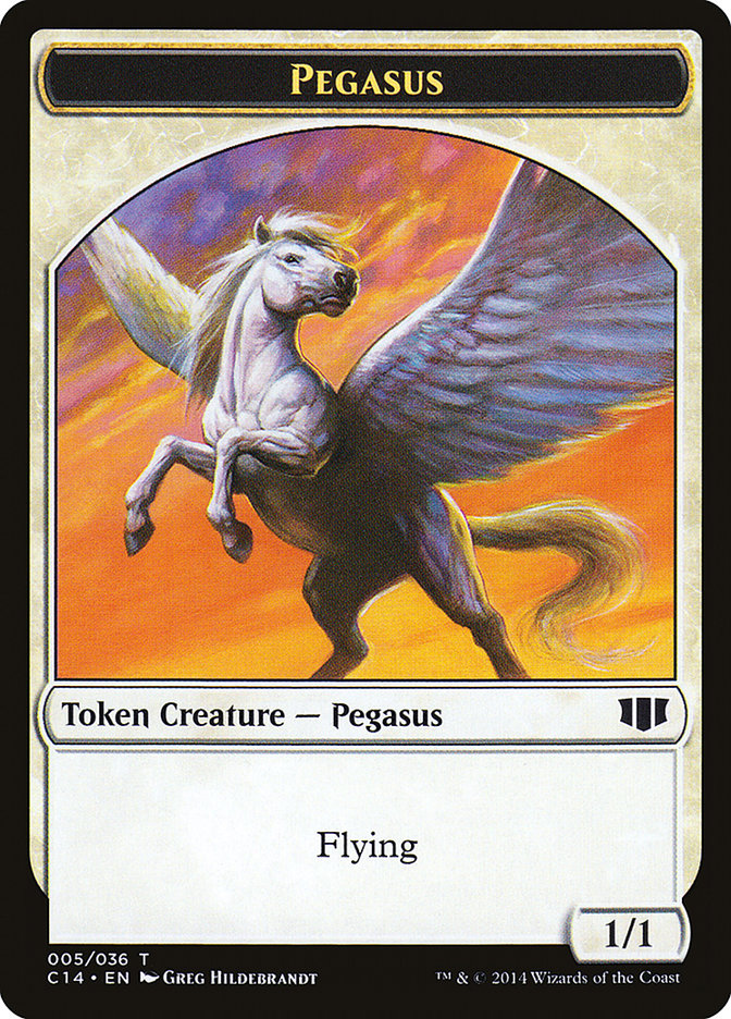 Kor Soldier // Pegasus Double-sided Token [Commander 2014 Tokens] | Magic Magpie