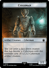 Human Noble // Cyberman Double-Sided Token [Doctor Who Tokens] | Magic Magpie