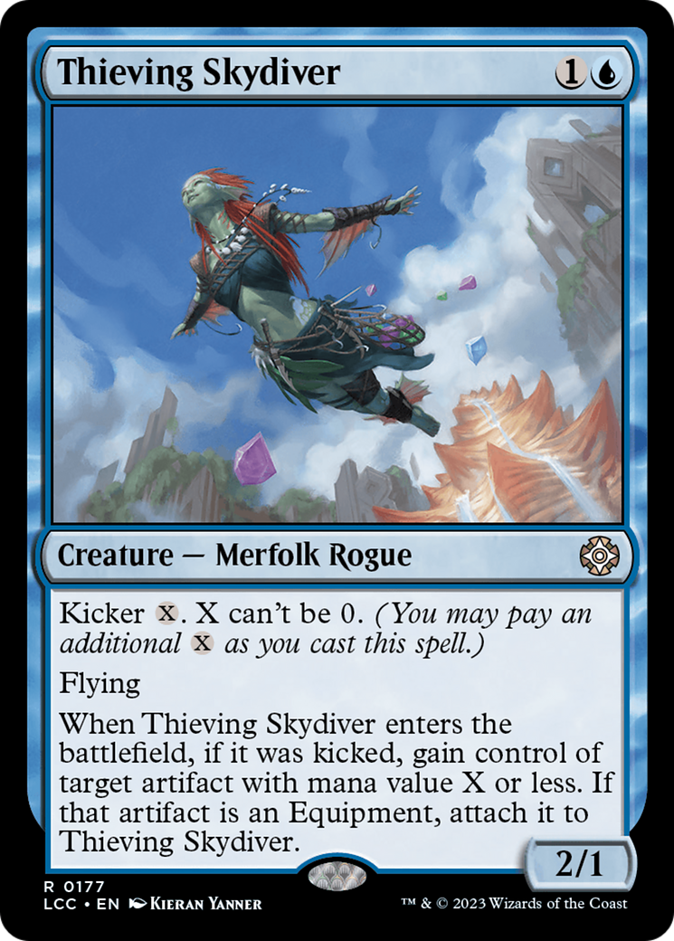 Thieving Skydiver [The Lost Caverns of Ixalan Commander] | Magic Magpie