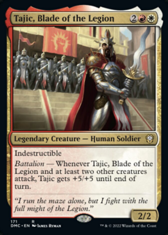 Tajic, Blade of the Legion [Dominaria United Commander] | Magic Magpie