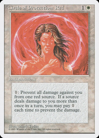 Circle of Protection: Red [Fourth Edition] | Magic Magpie