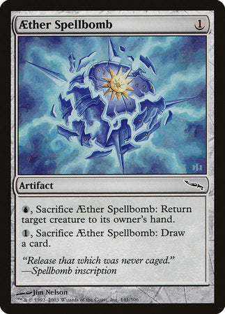 Aether Spellbomb [Mirrodin] | Magic Magpie