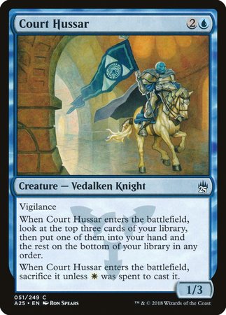Court Hussar [Masters 25] | Magic Magpie
