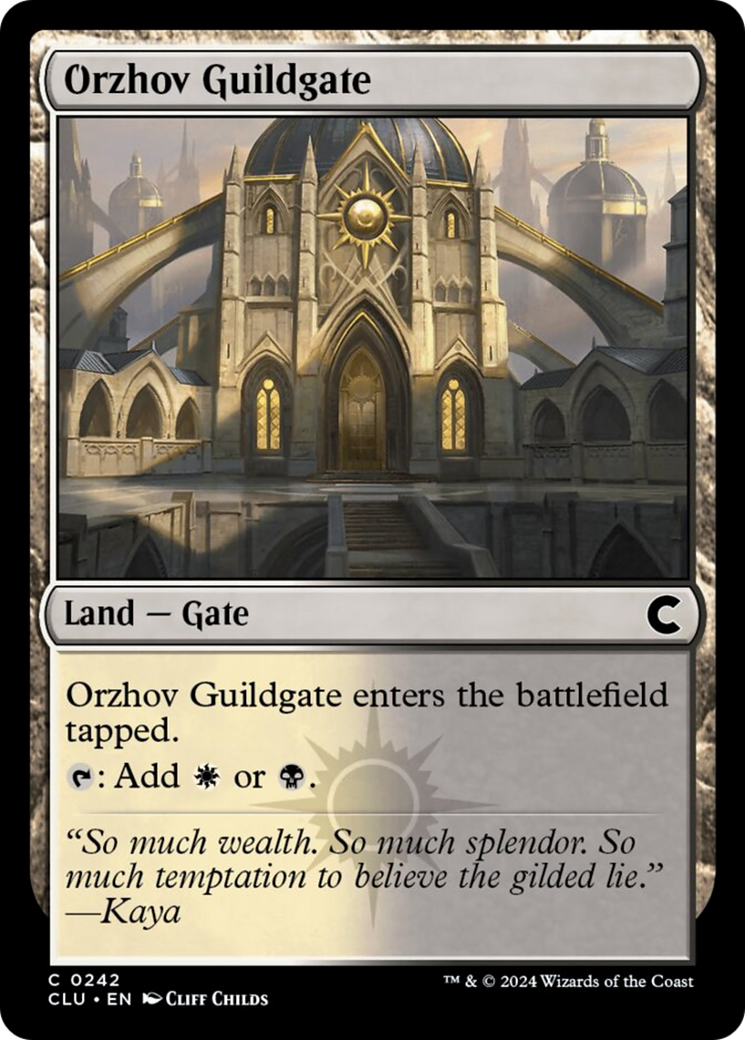 Orzhov Guildgate [Ravnica: Clue Edition] | Magic Magpie