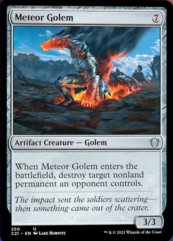 Meteor Golem [Commander 2021] | Magic Magpie