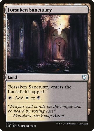 Forsaken Sanctuary [Commander 2018] | Magic Magpie