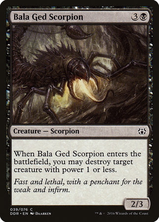 Bala Ged Scorpion [Duel Decks: Nissa vs. Ob Nixilis] | Magic Magpie