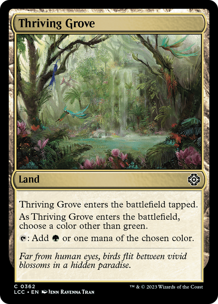 Thriving Grove [The Lost Caverns of Ixalan Commander] | Magic Magpie